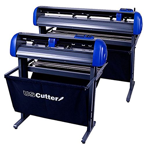 Uscutter Titan 28 Inch Vinyl Cutter With Stand, Basket And Vinylmaster Cut (Design And Cut) Software #TOP4