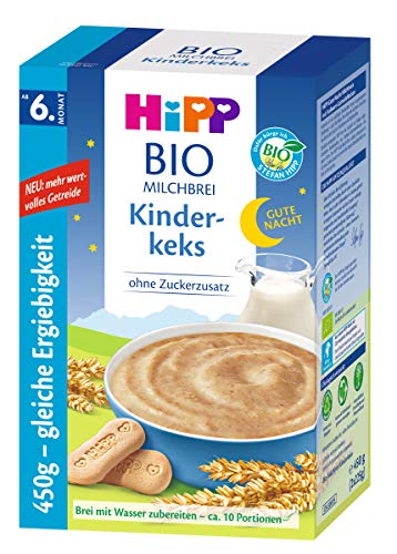 Bouillie Bonne-Nuit Hipp Biscuits pour enfants à partir de 6 mois, 450g, 2 pcs (2 x 450g)
