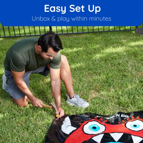 Giggle N Go FLARTS-MONSTER-19 Outdoor Games For Kids, Adults & Family - The Original Flarts Floor And Yard Darts Game thumb #7