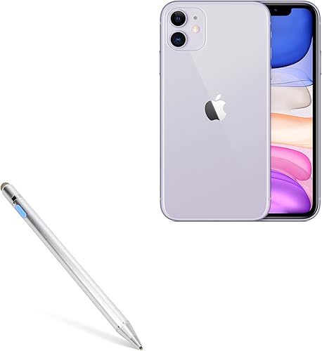 Miniatura 1 de BoxWave - Lápiz óptico compatible con Apple iPhone 11, AccuPoint Active Stylus, lápiz digital electrónico con punta ultra fina para Apple iPhone 11,