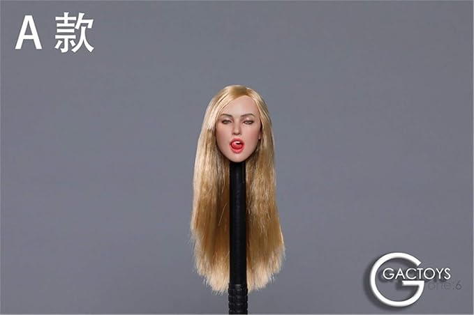Amazon R Doll 1 6 女性 フィギュア ドール コスプレ ヘッド 頭 アメリカ 金髪 長髪 美人 セクシー 素体 用 アクセサリー Gactoys Gc021 Gc021a フィギュア ドール 通販