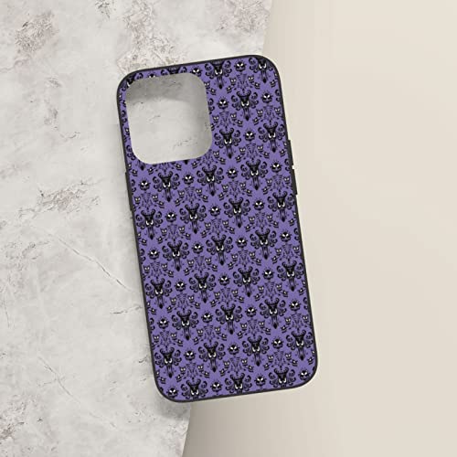 Vgfjhndf Haunted Mansion Print For Iphone 14 Transparent Case Anti-Scratch Bumper Protection Back Phone Case For Iphone 14 Pro-6.1In #TOP7