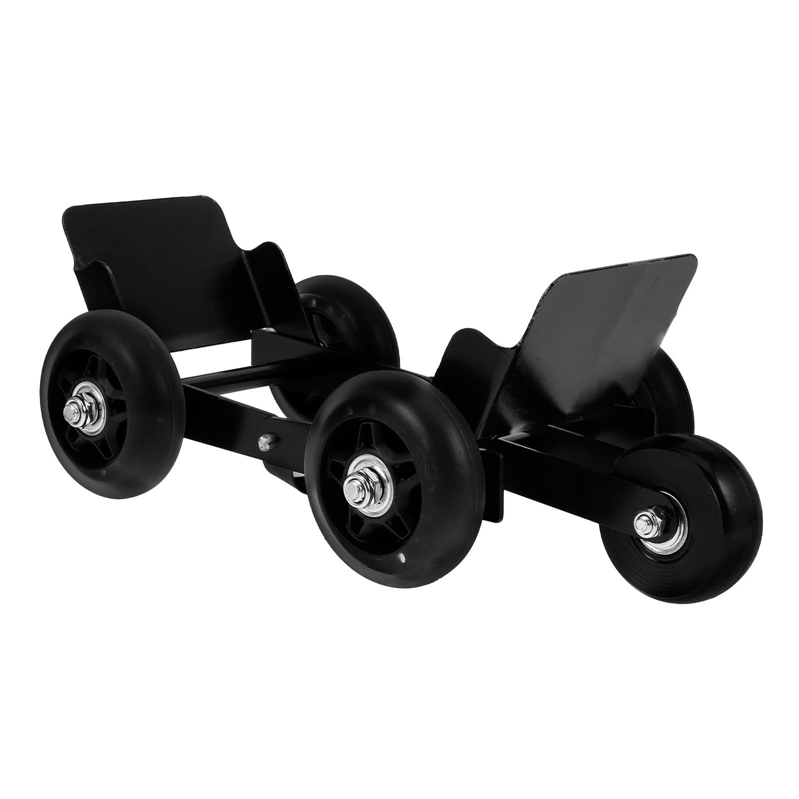 VOSAREA Outil de Déplacement de Pneu Moto en Métal Noir, Facile à Installer, pour Moto et Tricycle Après Crevaison, Assistance Pratique pour Motards Couleur Aléatoire