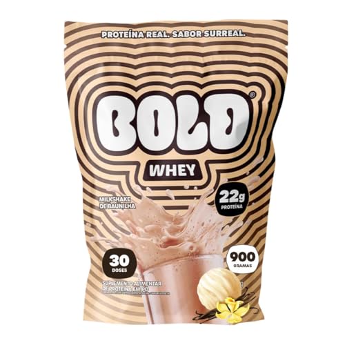 WHEY PROTEIN 3W - BOLD WHEY (900g) - Sabor: MilhShake de Baunilha WHEY PROTEIN 3W - BOLD WHEY (900g) - Sabor: MilhShake de Baunilha