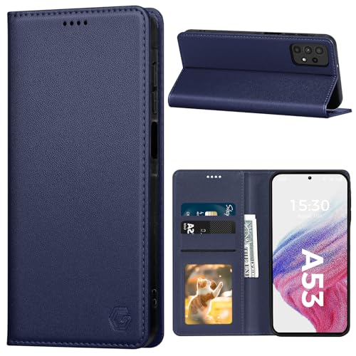 Kirnntca Handyhülle für Samsung Galaxy Hülle, Kartenfach Premium PU Leder Klapphülle Schutzhülle, Standfunktion Tasche Flip Case für Samsung Galaxy Hülle