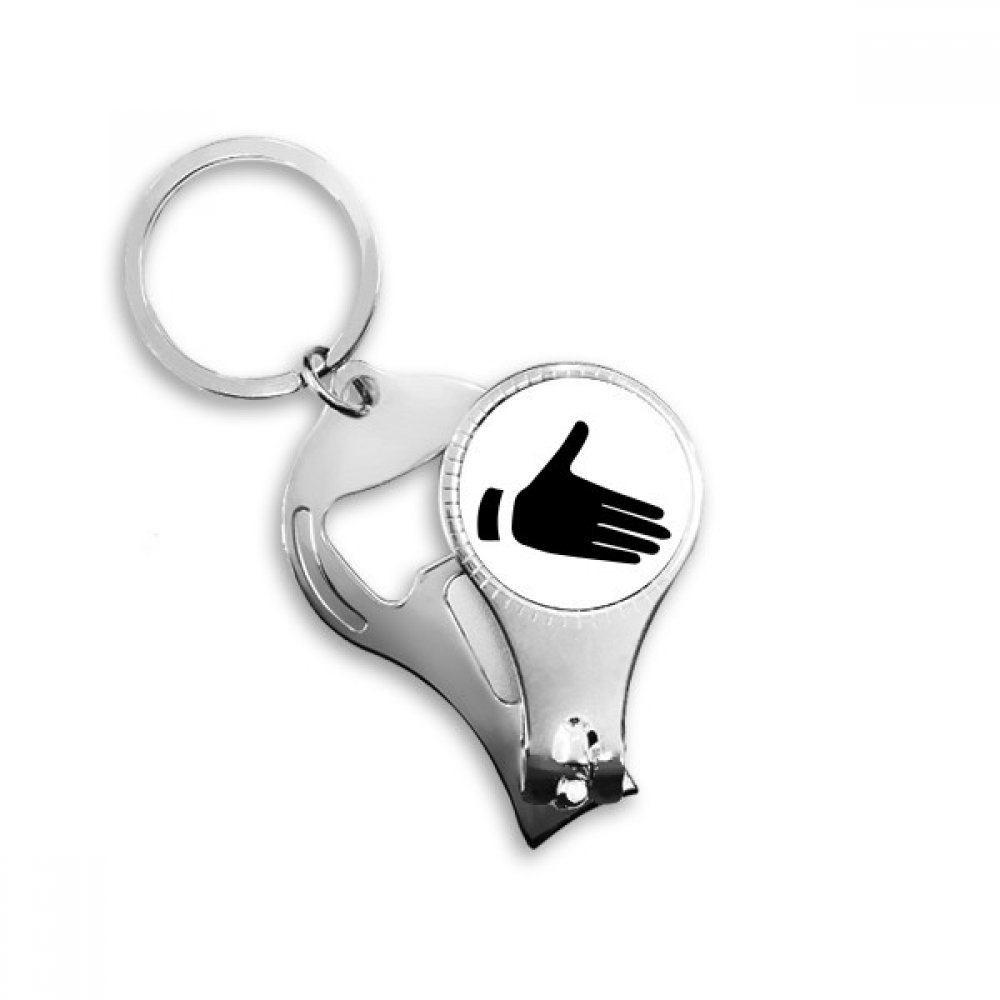 Contour des ongles protégé avec cet anneau porte-clés décapsuleur ergonomique