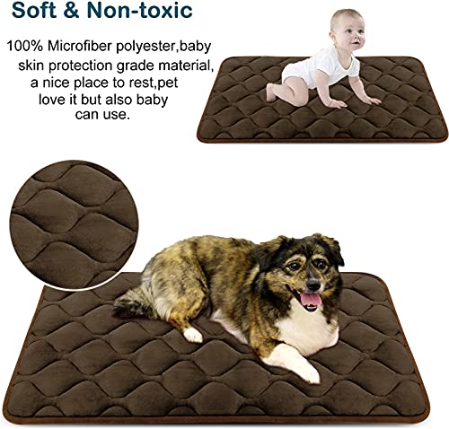 Dog Beds For Small Dogs Crate Pad Mat 21 Inch Kennel Pads Washable Mattress Dog Sleeping Mats,Non Slip Pet Beds #TOP2