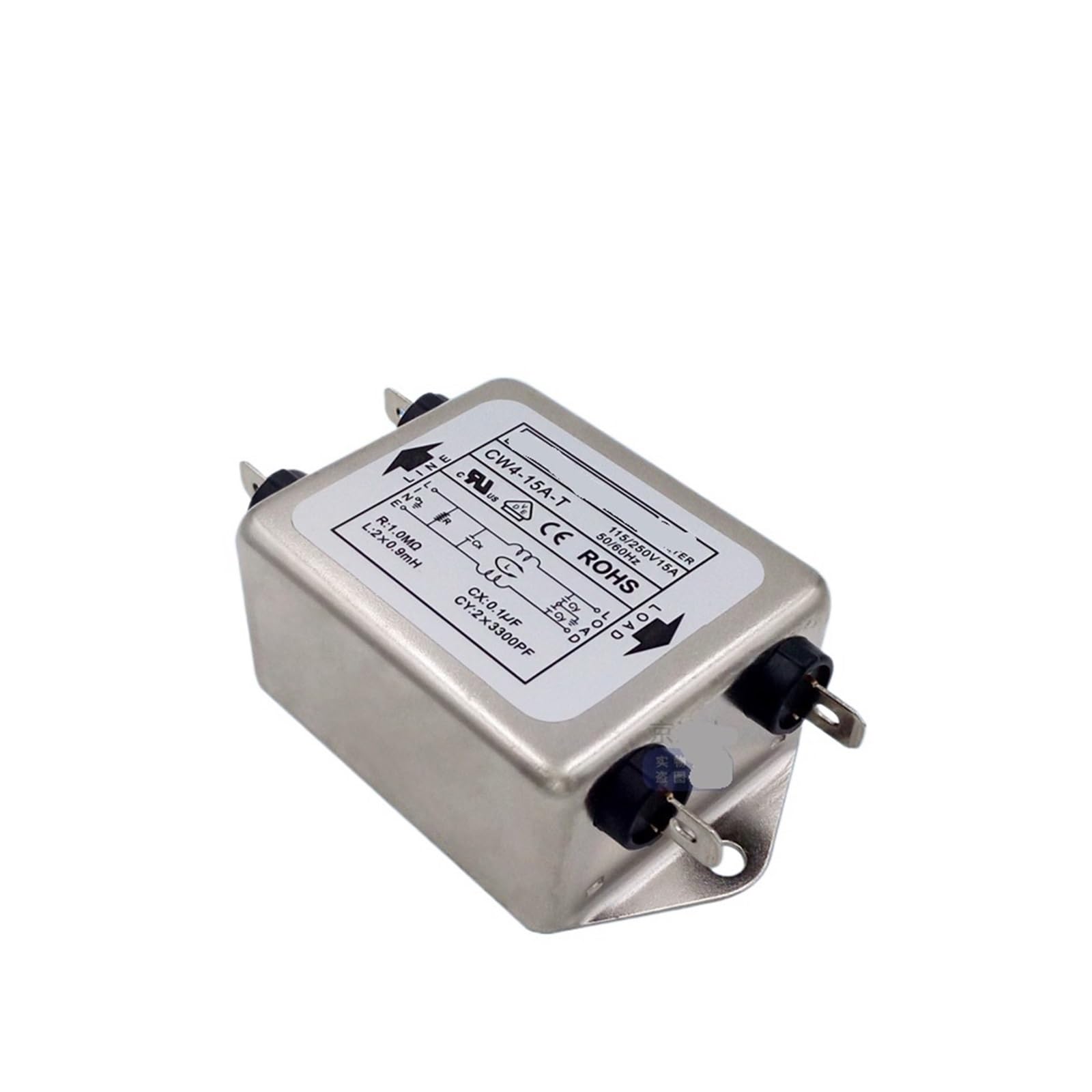 Filtre d'alimentation amélioré CW4-15A-T pour éliminer les parasites électriques AC