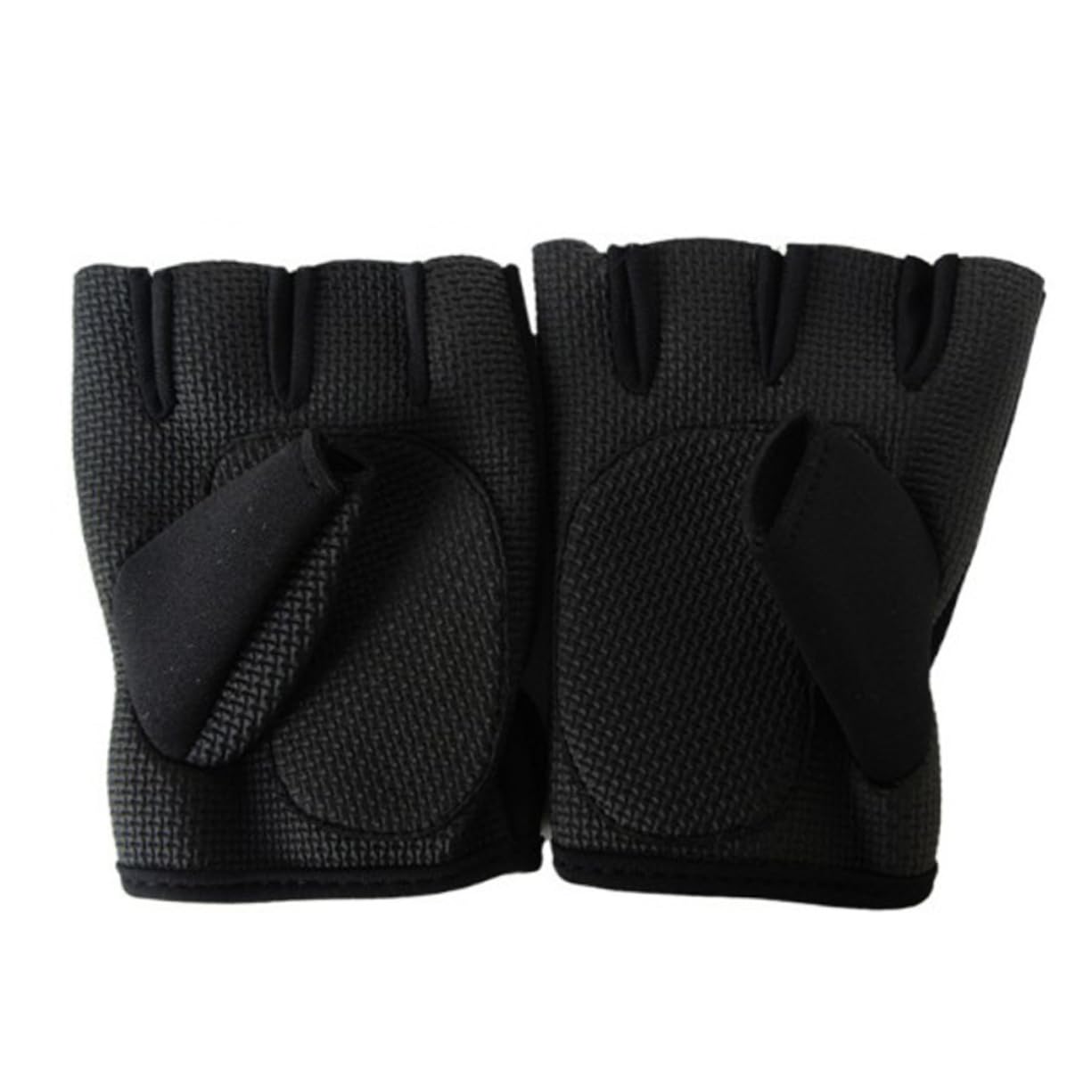 POPETPOP Outdoor Half Finger Cycling Gloves Antiskid Breathable Fitness Gloves for Weightlifting Gym and Sports XL Black for Cycling and Training Activities