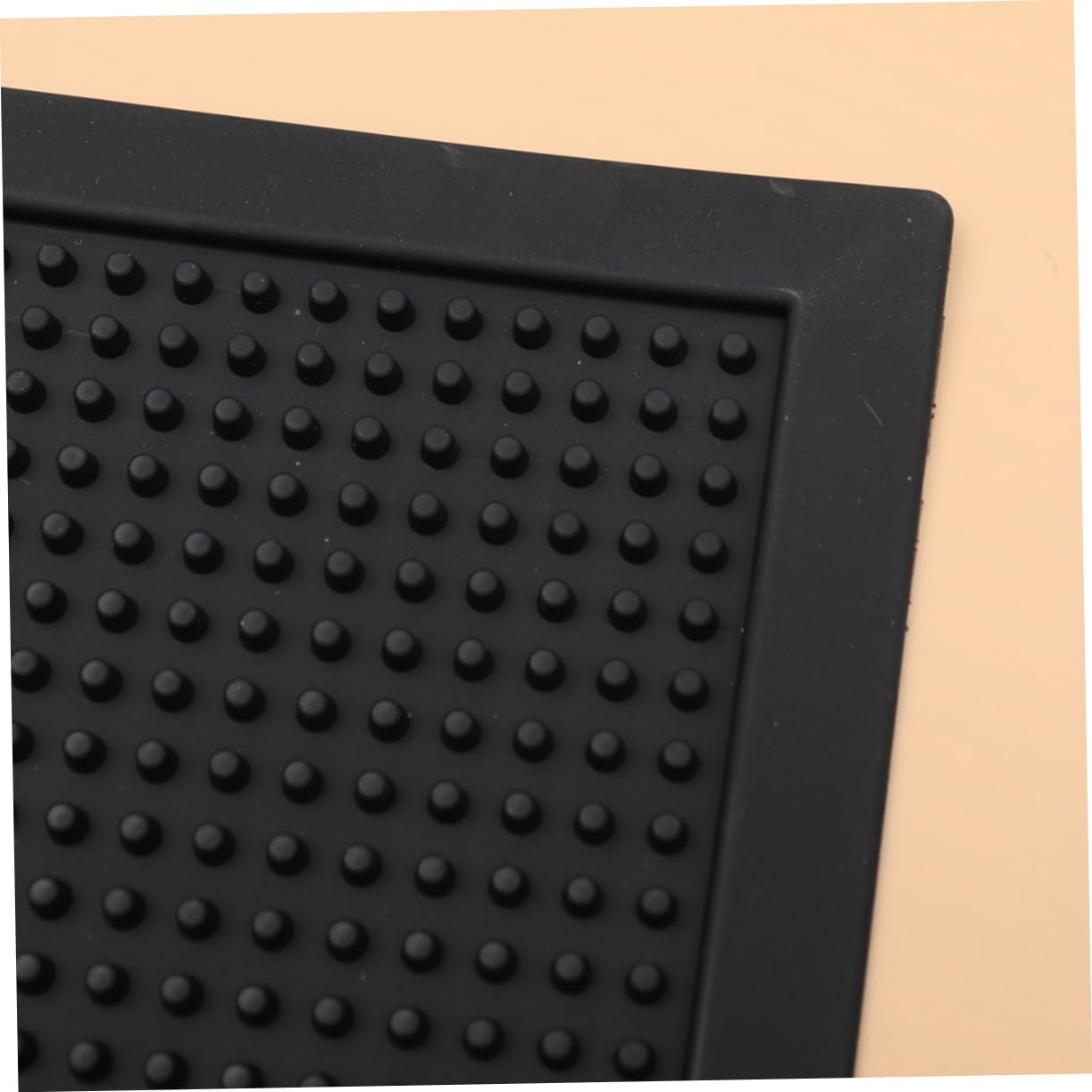 Paillasson D’entrée Antidérapant Pvc 60x40x0, 8cm Noir