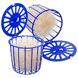 UPKOCH Bird Nest Toy Hanging Cage Nesting Bowl for Parakeets Budgies Small Birds 2.91X2.91X2.75 Inch Natural Jute Bird Relaxing Nest Basin