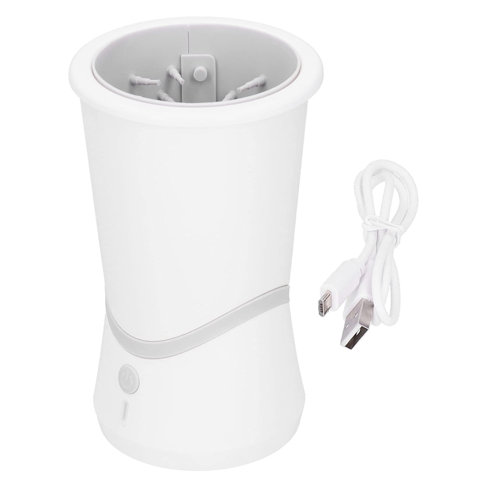 Elektrischer Pfotenreiniger für Haustiere, USB-Aufladung, automatische Hundepfotenwaschmaschine, Reinigungswerkzeug, weiche Silikonborsten, abnehmbares Design für Hunde, Katzen,