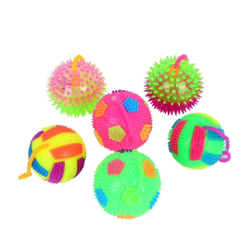 SSKR Pack of 2 LED Flashing Light Colorful Multicolor Balls with Sound for Kids -75mm Size| Birthday Return Gift | Stress Relief Balls (B0CGX1FP5B) Amazon Price History, Amazon Price Tracker