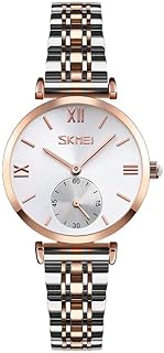 سكمي ساعة للرجال 9198TRGSI-S ذهبي وردي/فضي