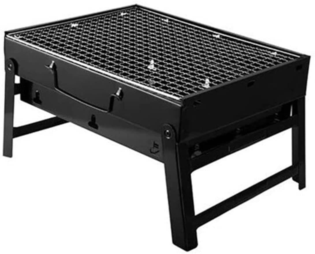 Gasgrill Barbecue Grill Holzkohlegrill Tragbarer klappbarer BBQ-Grill Tischgrill Tischplatte Raucher im Freien für Picknick