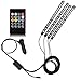 Car LED Strip Light, DLAND Multicolor Music Car Interior Lights with 4pcs 48 LEDS, Music LED Lighting Kit Underdash Lighting Kit with Sound Active Function and Wireless Remote Control.