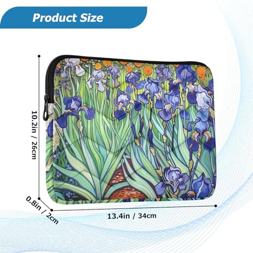 Funda para laptop de 13-14 pulgadas azul impermeable y resistente miniatura 3