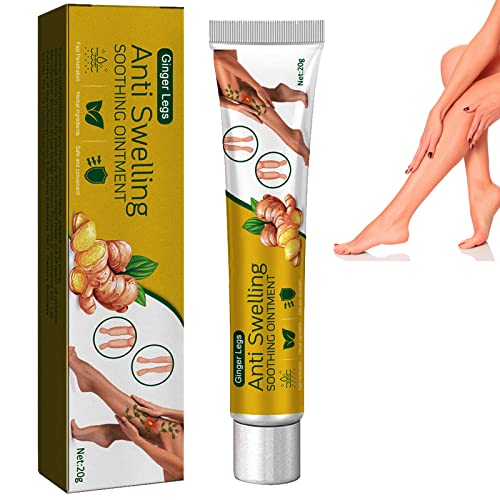 Anti Swelling Cream,Ginger Anti Cellulite Ointment,Antiswelling Lympunclog Ointment,Antihump Ginger Ointment,Anti Cellulite Ointment,Ginger Soothing Cream,Soothing Sore Muscle Leg Swelling,20G