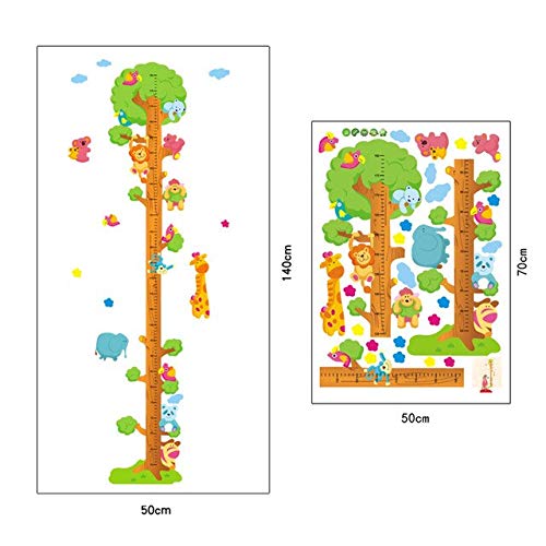 Buy World Beauty's New DIY Children Height Chart Catroon Animal Tree