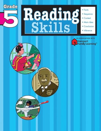 Reading Skills: Grade 5 (Flash Kids Harcourt Family Learning)