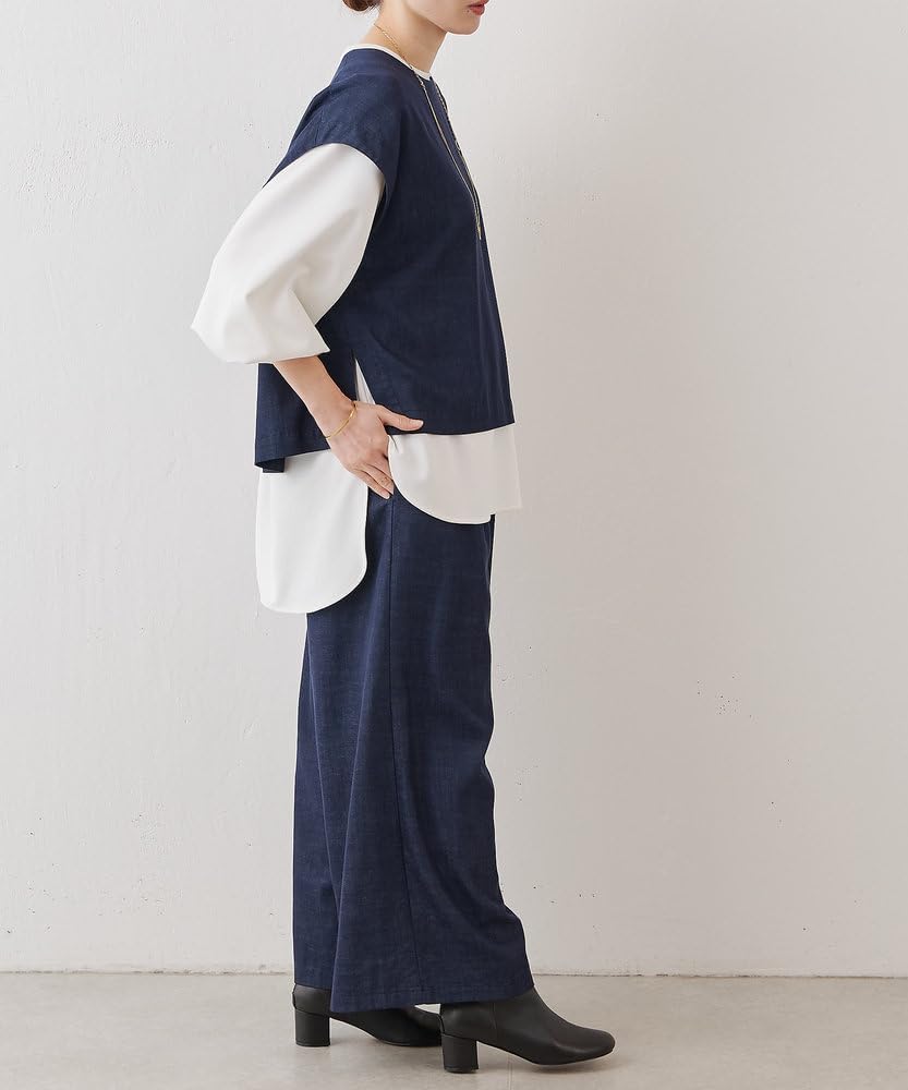 Amazon | [BEARDSLEY] [ビアズリー] マルチウエストリブパンツ