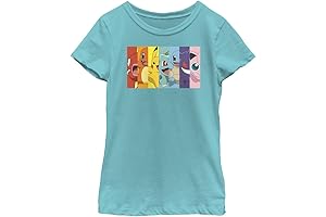 Poke Rainbow Girls Short Sleeve Tee Shirt