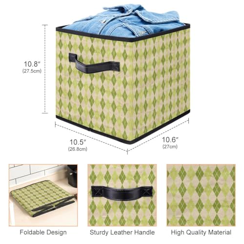 Boîte de rangement pliable design treillis diamant pour dressing chic
