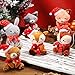 Imagen de Aoriher 6 Mini Animales de Peluche de Bosque de Navidad Juguetes de Peluches de Animales de Selva 10 cm Peluches Bonitos de Oso Conejo Ardilla Mapache para Cumpleaños Regalos Rellenos Calcetín Fiesta