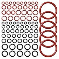 Lyeteung 85 Stücke Kaffeemaschinen O-Ringe Bausatz, Siliko Dichtungsringe Brühgruppe, Kompatibel mit Philips Saeco Spidem Gaggia
