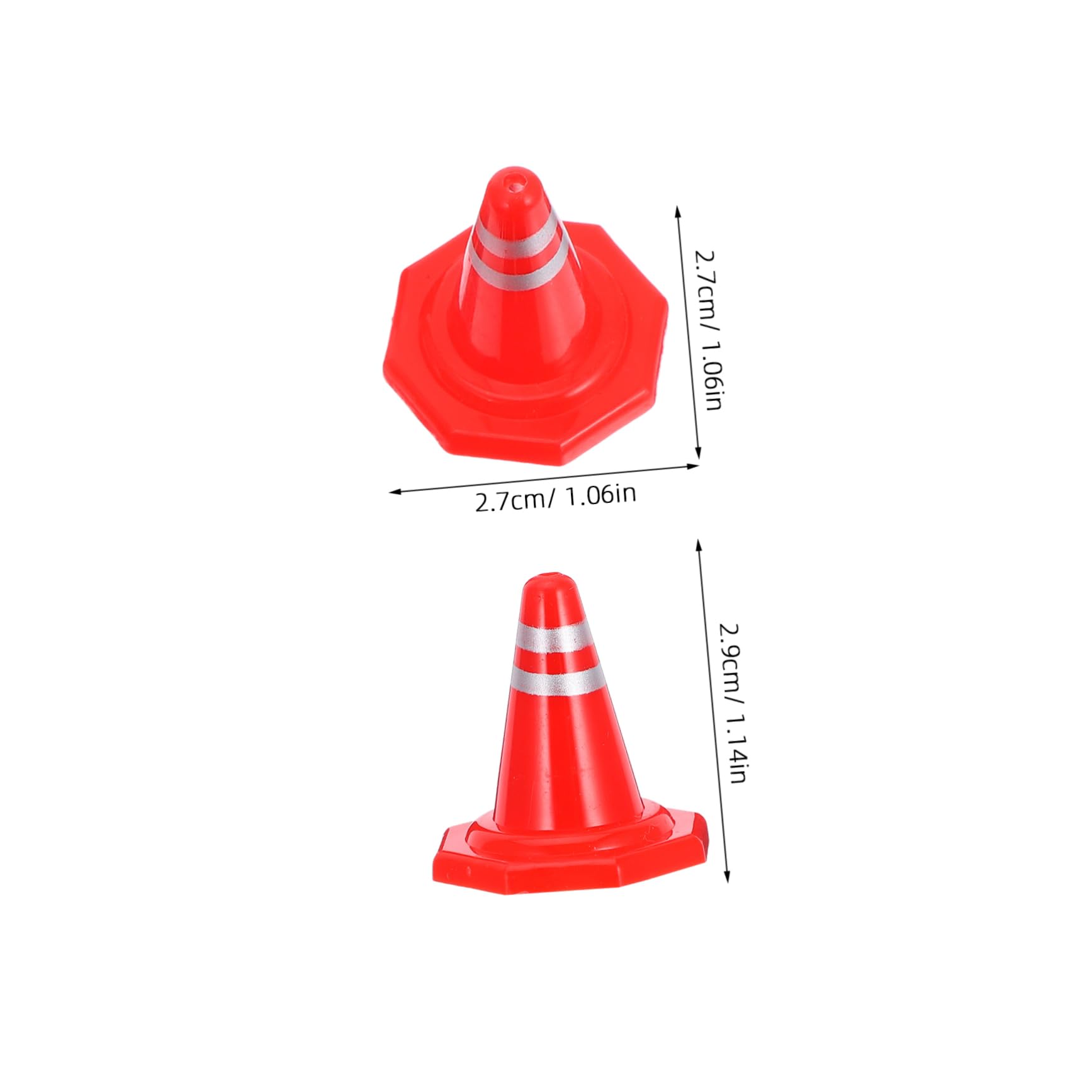 Gogogmee DIY Traffic Sign Model Set Road Cones Simulation Roadblock for Educational