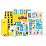 Loteria Bilingual Game - Classic Mexican Bingo with English & Spanish Riddles, Remastered Art & Reversible Boards, Educational Family Game for Kids & Adults, Ages 5+, 2-8 Players, 20 Minute Playtime