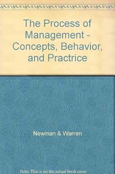 Unknown Binding The Process of Management - Concepts, Behavior, and Practrice Book
