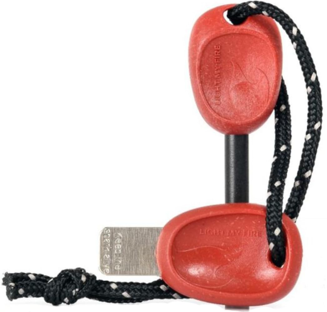 Light My Fire Swedish Flint Fire Starter Ferro Rod Survival Tools SCOUT | Fire Steel Bushcraft Camping Gear | Flint and Steel Fire Starter Kit 2-in-1 Fire Flint and Striker 3,000 Strikes