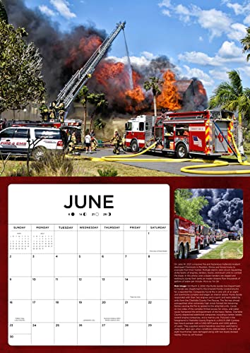 Fire Trucks in Action 2024: 16-Month Calendar: September 2023 to December 2024 – vue 3