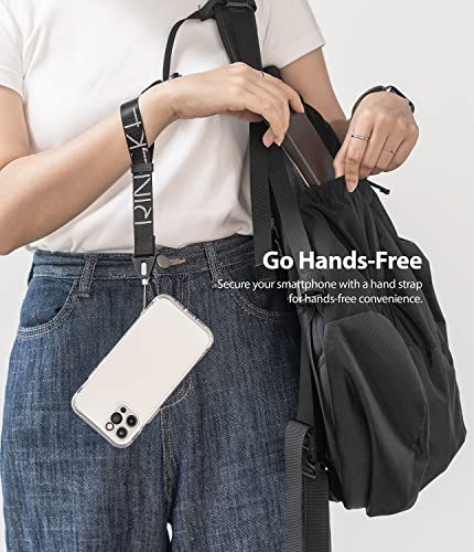 Image of Ringke Hand Strap [Anti Theft & Drop] Multipurpose Adjustable Wrist Lanyard with Easy Release Buckle for iPhone /Galaxy /Pixel Phone Cases, Cameras, etc