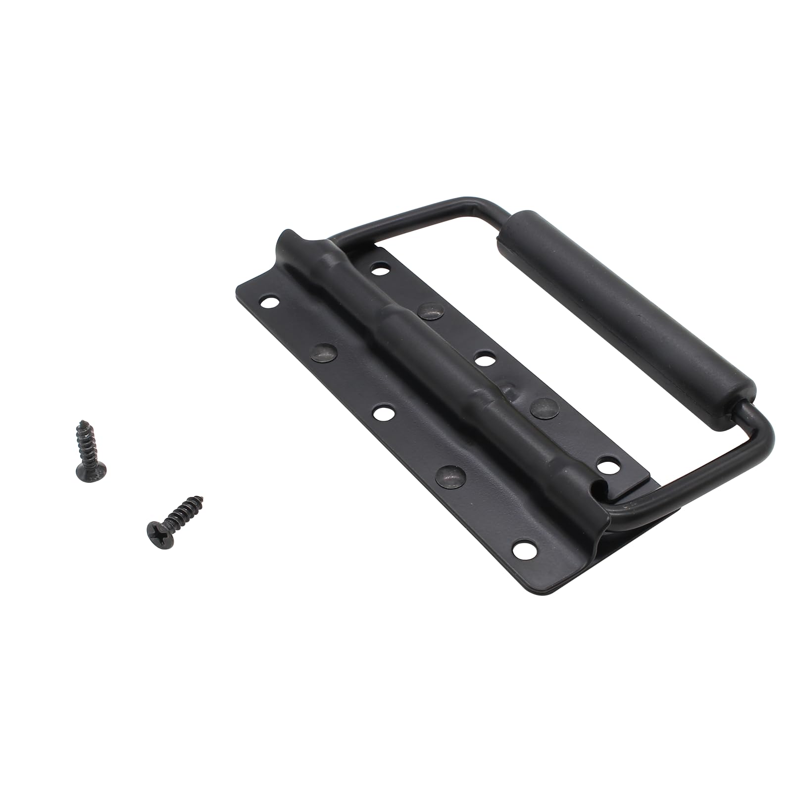 Black Cabinet Pulls - Heavy Duty Spring Handles -4 Black Cabinet Pulls - Heavy Duty Spring Handles -4