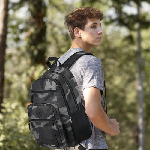 Image of ZUBOND Unisex Backpack for School, Lightweight Boys Girls Backpack Fits 15.6 Inch Notebook, Water Bottle Pocket - Ideal for Teens, College Students, Adults