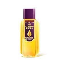 Bajaj Almond Drops Hair Oil | 6X Vitamin E Nourishment | Non-Sticky Hair Oil For Hair Fall Control | 650ml