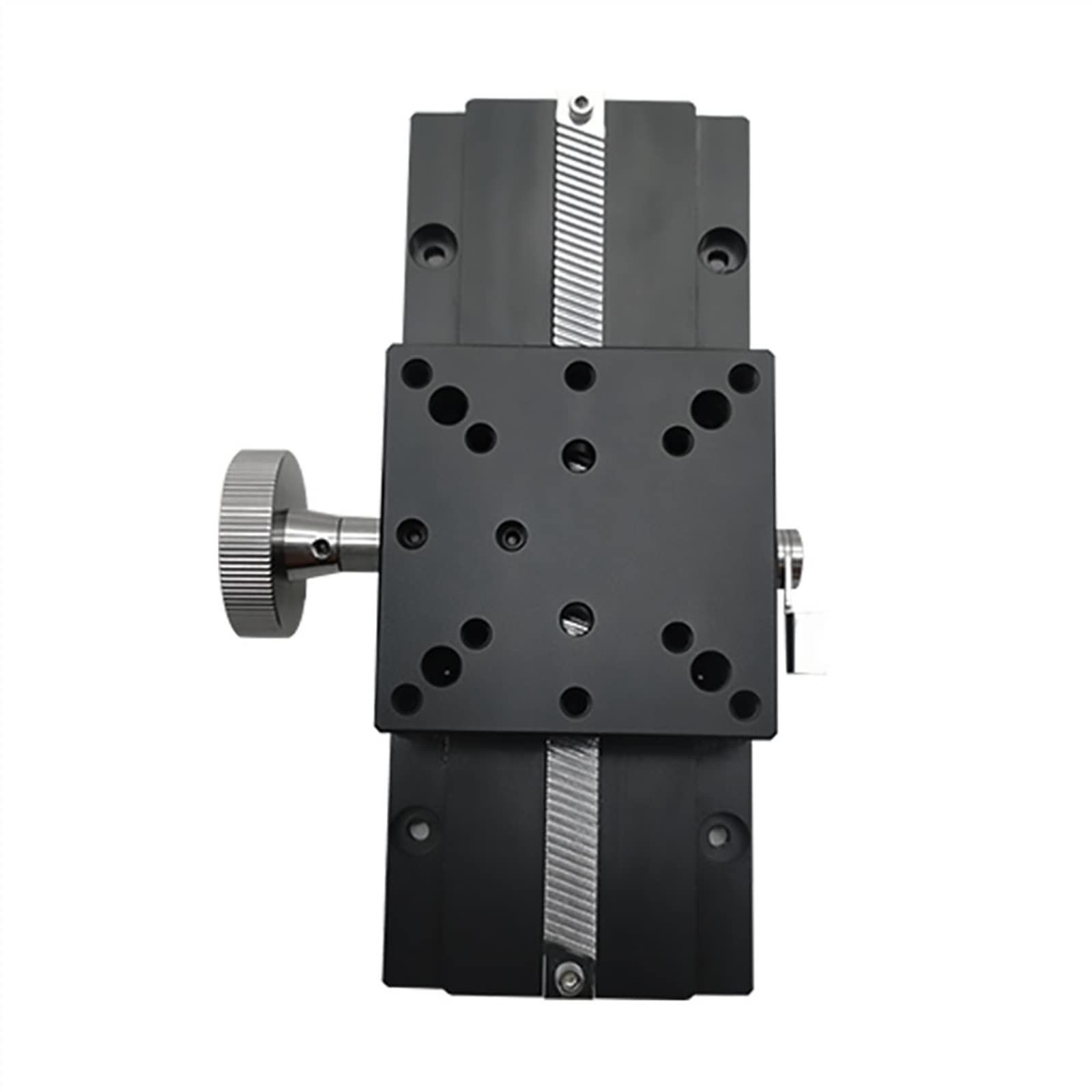 Mesa Deslizante XY Lineal, Corredera de corte de cola de milano de largo alcance con eje X, mesa deslizante de cola de milano, plataforma deslizante, plataforma de desplazamiento manual(100mm)