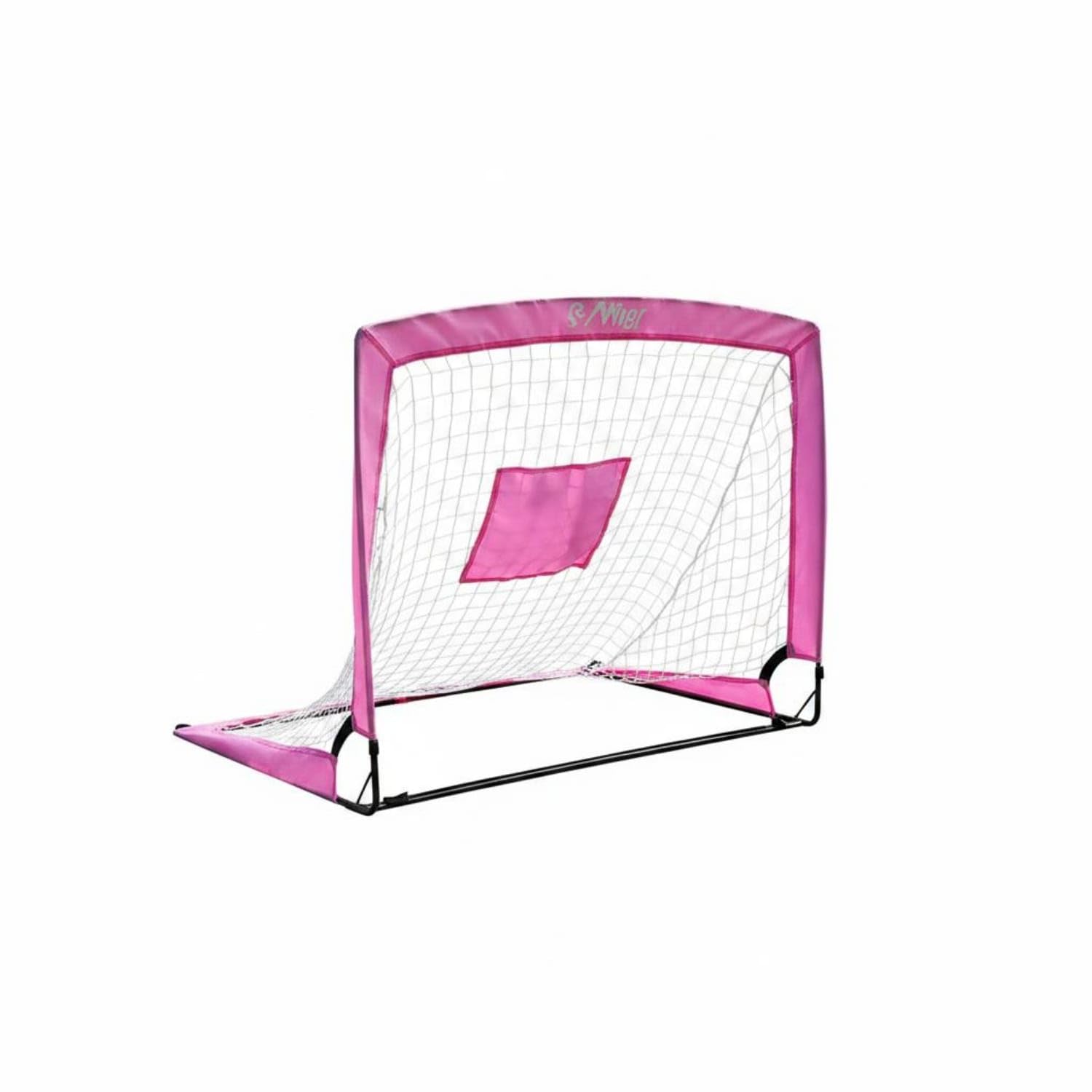 Square Soccer Goal Easy to Assemble Mini Soccer Goal Compact for Children, Rose Red-image-26