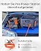 12V Auto-Ladekabel kompatibel mit Jackery, 14AWG Zigarettenanzünder auf Batterieklemmen, 6.6FT/2M Kfz Batteriekabel mit Sicherungen für Powerstation Autobatterie (2M 14AWG)