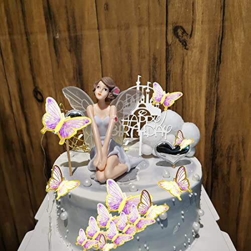 Doyomtoy 24 Decorazioni per Torta di Compleanno