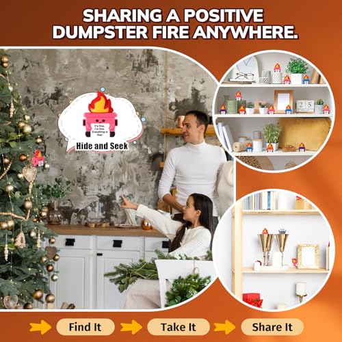 image for Gejoy 25 Pcs Mini Rubber Dumpster Toys Positive Gifts Mini Dumpster Em