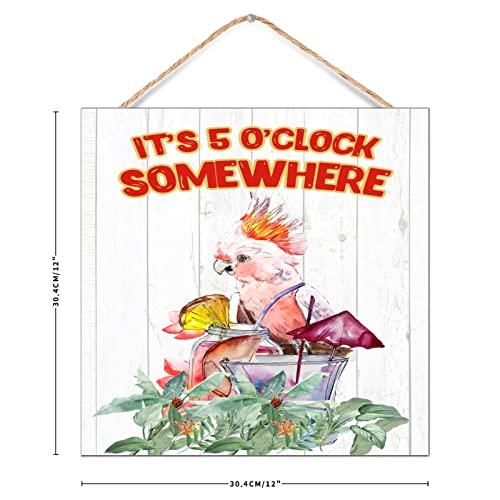 Plaque Bois Flamant Rose pour Égayer un Mur Blanc de Salon