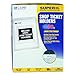 C-Line Vinyl Shop Ticket Holders, Both Sides Clear, 9 x 12 Inches, 50 per Box (80912)