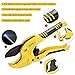 DEWILL Ratchet-type Pipe and PVC Cutter, One-hand Fast Pipe Cutting Tool, for Cutting1-5/8 inch PVC PPR Plastic Hoses and Pipe, Suitable for Home Working and Plumber