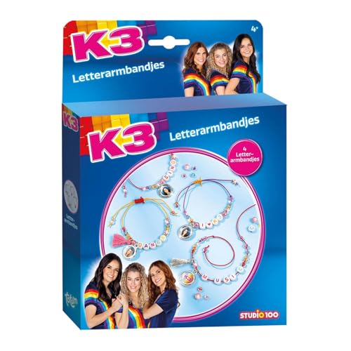 Totum K3 Armbandjes Maken kit de création de bracelets pour enfants