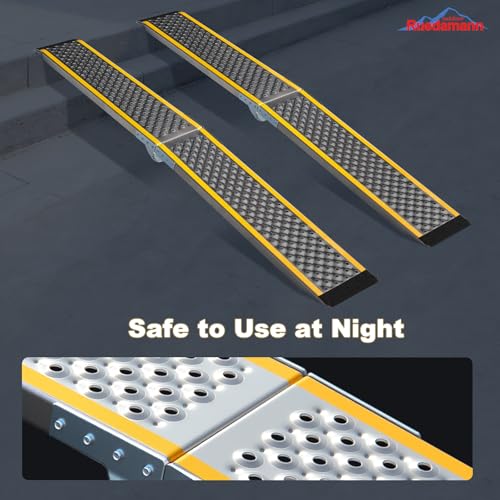 Rampa plegable para moto de aluminio 79 pulgadas 1200 lbs miniatura 4