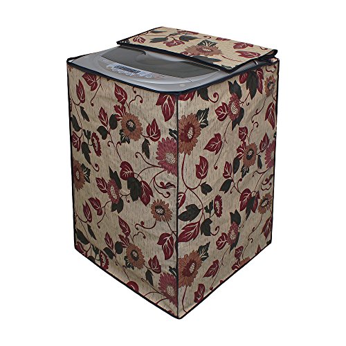 Image of DREAM KING Waterproof & Dust-Proof Top Loading Fully Automatic Washing Machine Cover Suitable for 5 kg, 5.2 kg, 5.5 kg (53 x 84 x 53 cms)