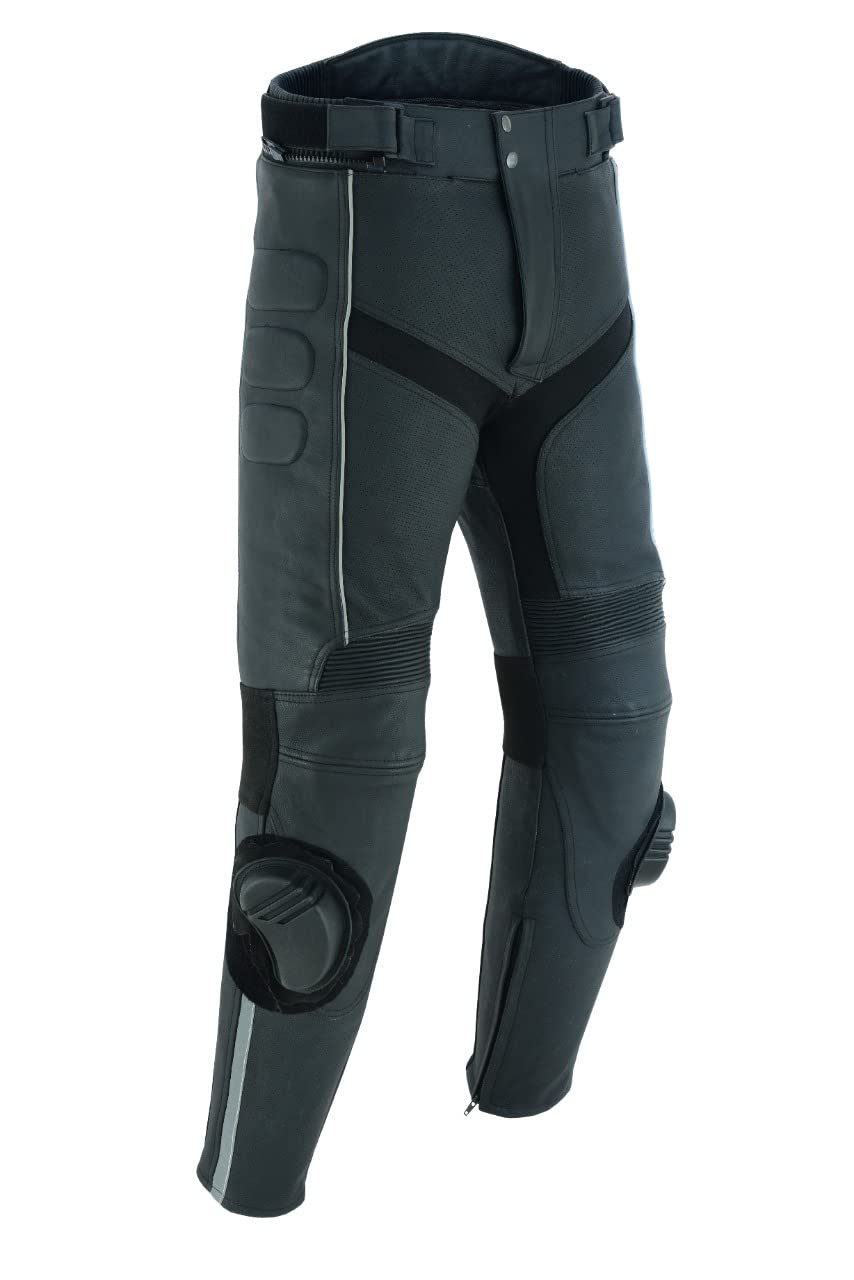 Alpinestars GP Force Chaser Leather One-Piece Suit (48) (BLACK/RED/FLUORESCENT YELLOW)